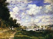 Claude Monet The dock at Argenteuil Spain oil painting artist